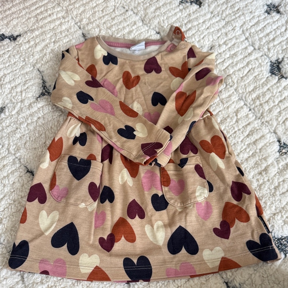 Polarn O. Pyret Multicolor Heart Dress